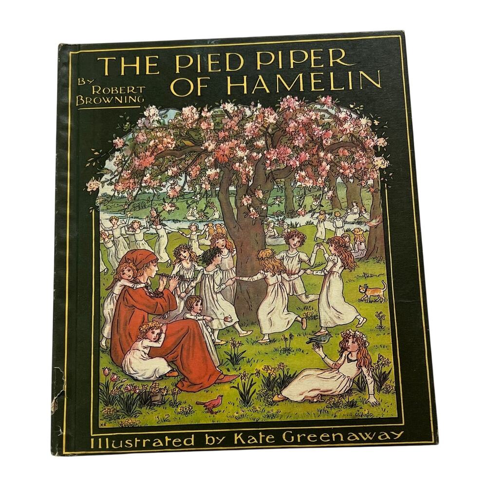 Pied Piper of Hamelin Browning Kate Greenaway Frederick Warne Vintage Book